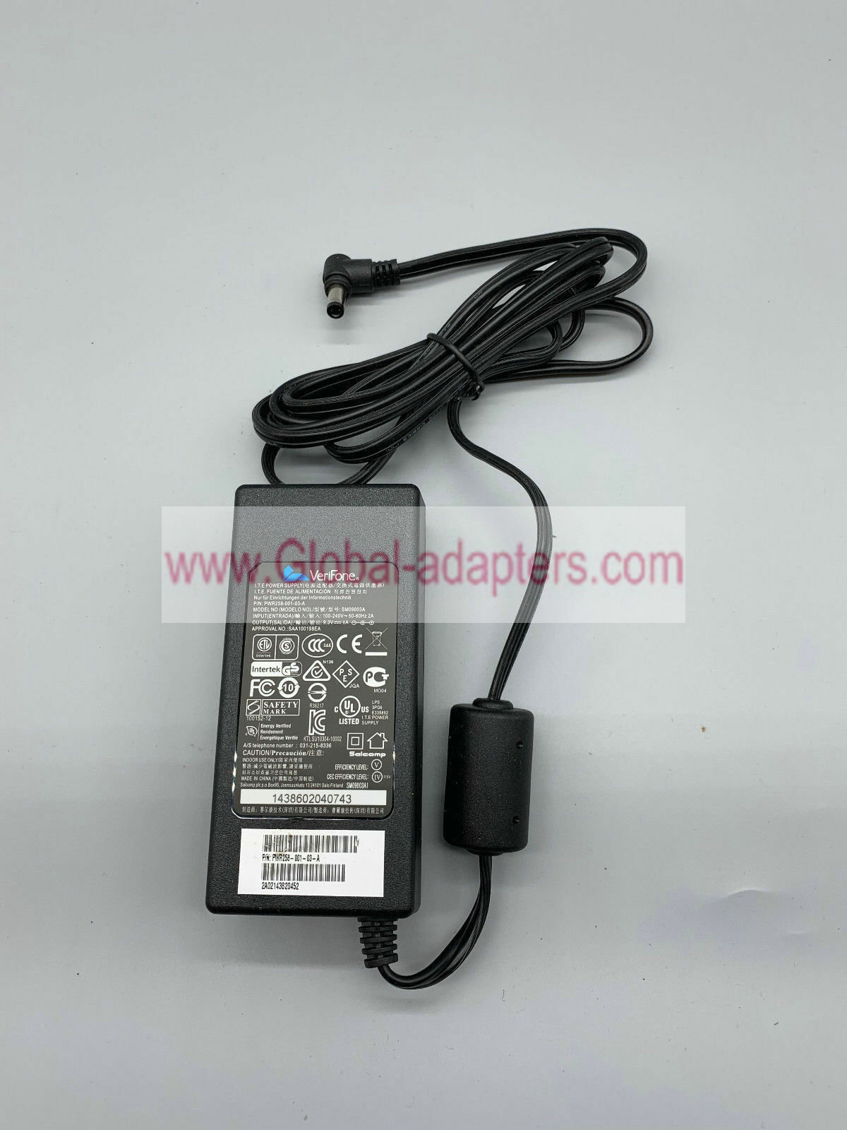 New Verifone PWR258-001-01-A SM09003A 9.3V 4A AC Adapter Power Charger